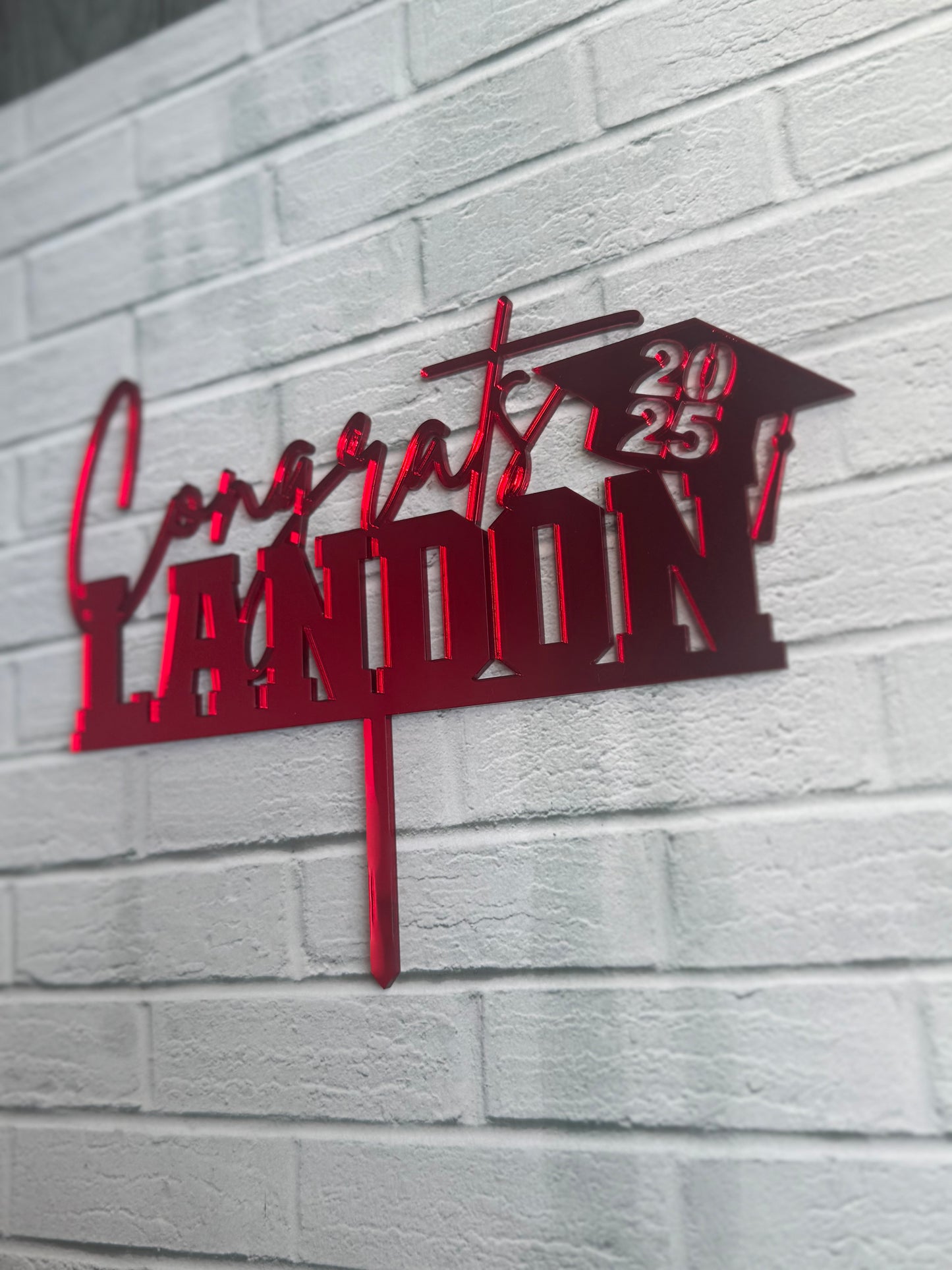 Personalized 2025 Graduation Cake Toppers & Decorations for High School or College Celebrations