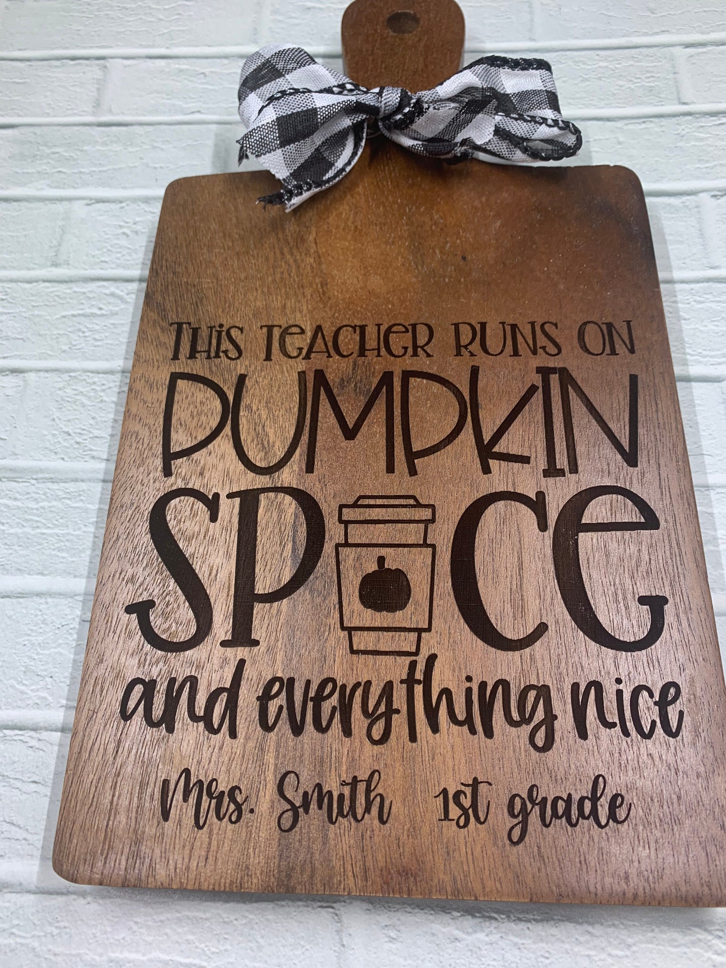 Mini Personalized Cheese Board, Fall Teacher Gifts, Teacher appreciation