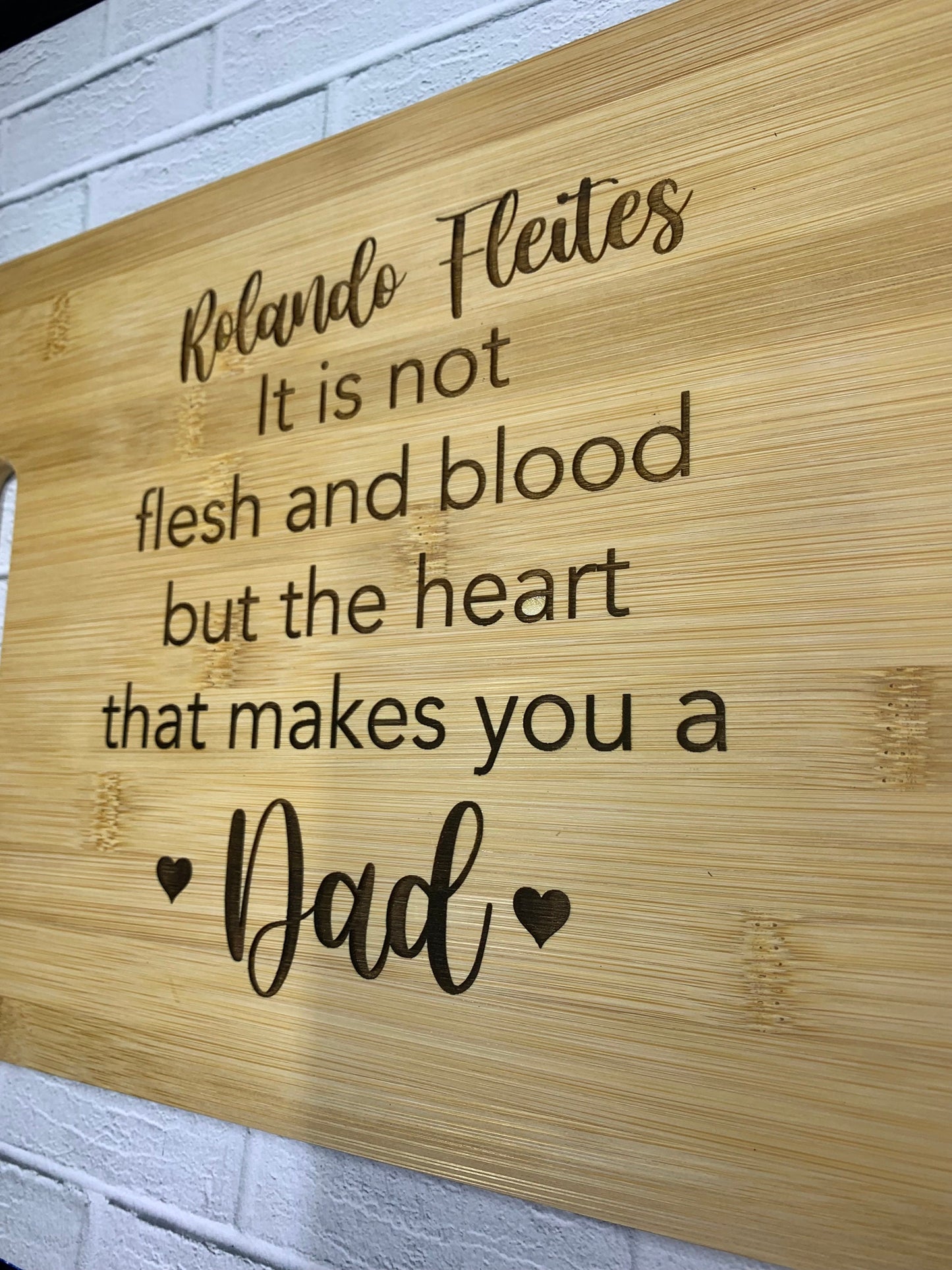 Personalized cutting board ⎮ engraved cutting board ⎮ Personalized gifts ⎮ Gifts for stepdad ⎮ Dad Gifts ⎮