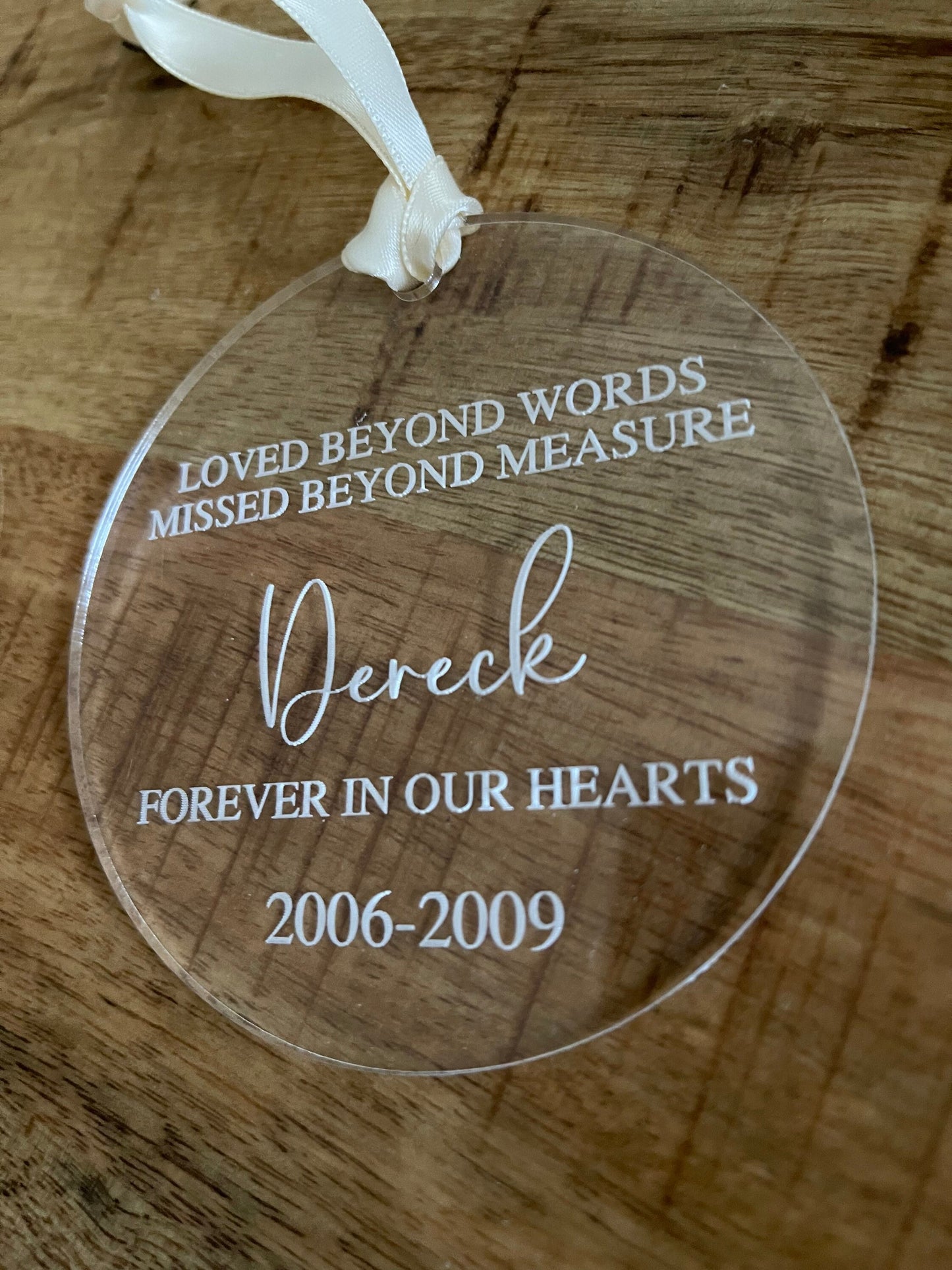 Memorial Christmas ornament | In Memory of Ornament