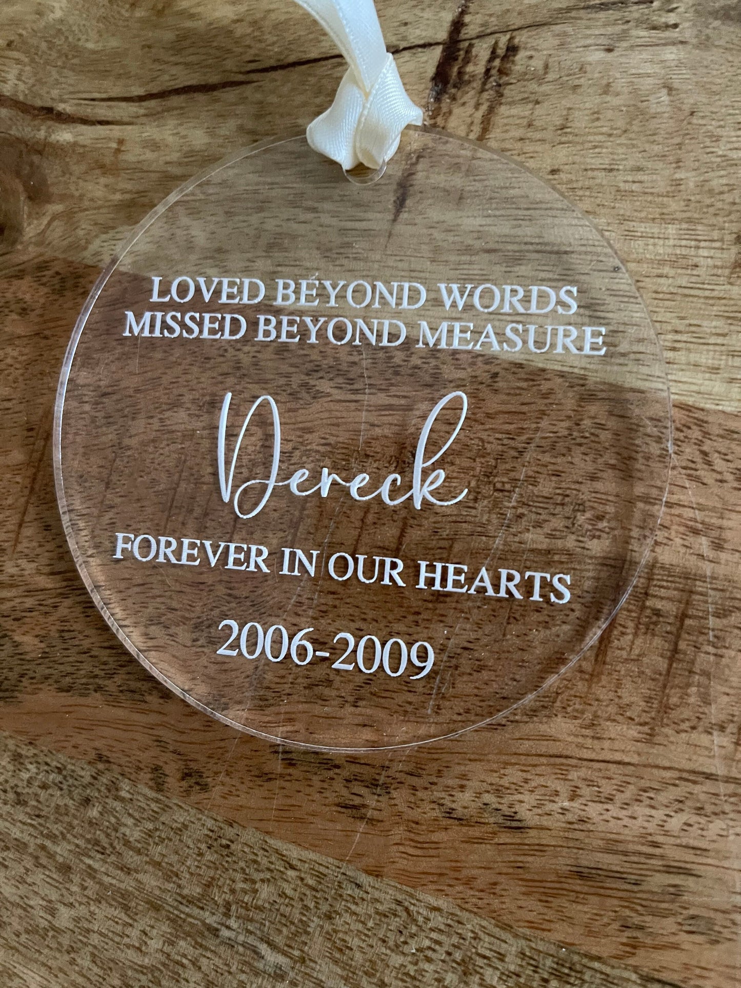 Memorial Christmas ornament | In Memory of Ornament