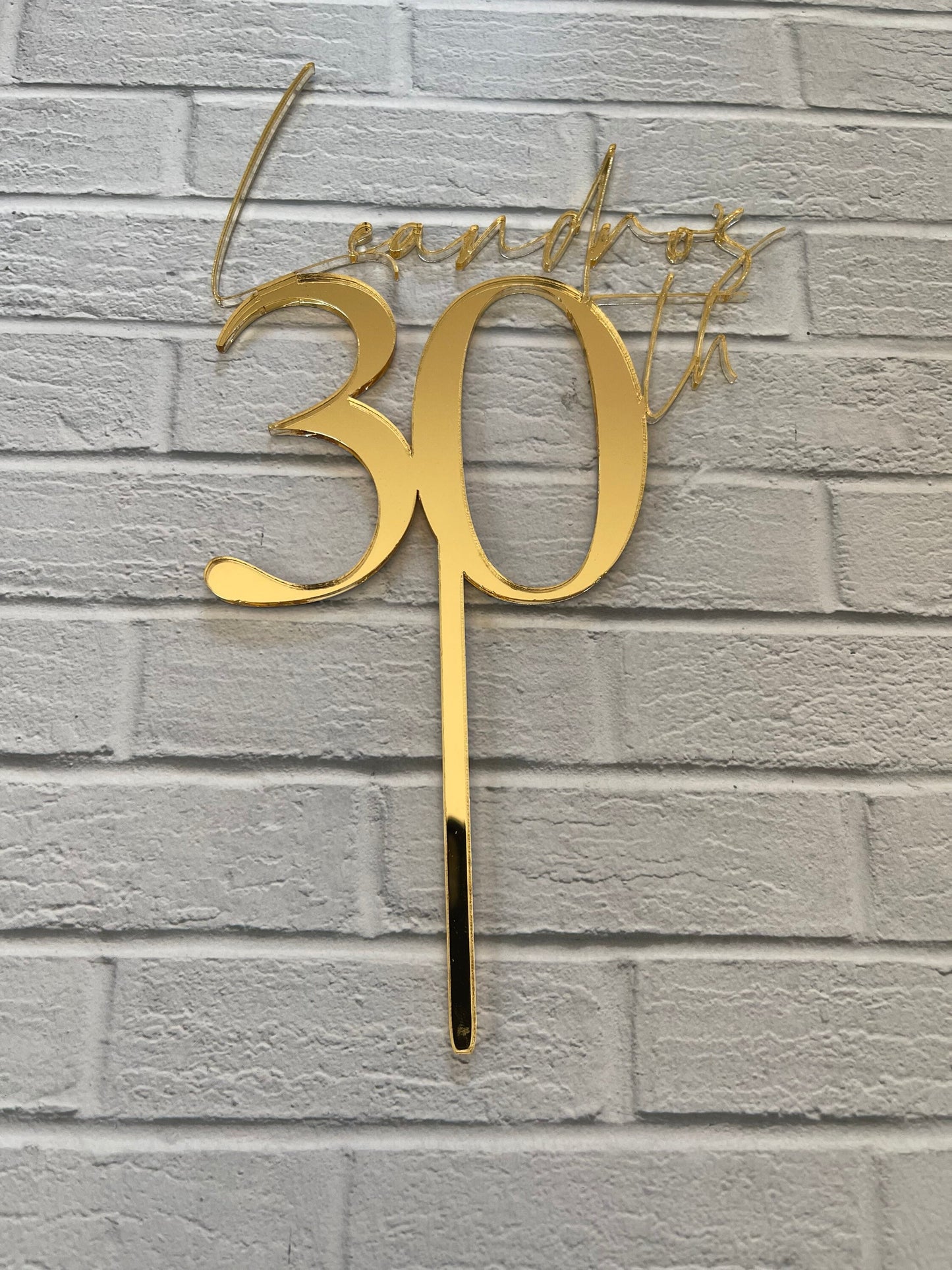 Age Cake topper • 30th cake topper • 30th birthday • Personalized Age Cake Topper • 40th cake topper • 50th cake topper • 21st Cake Topper