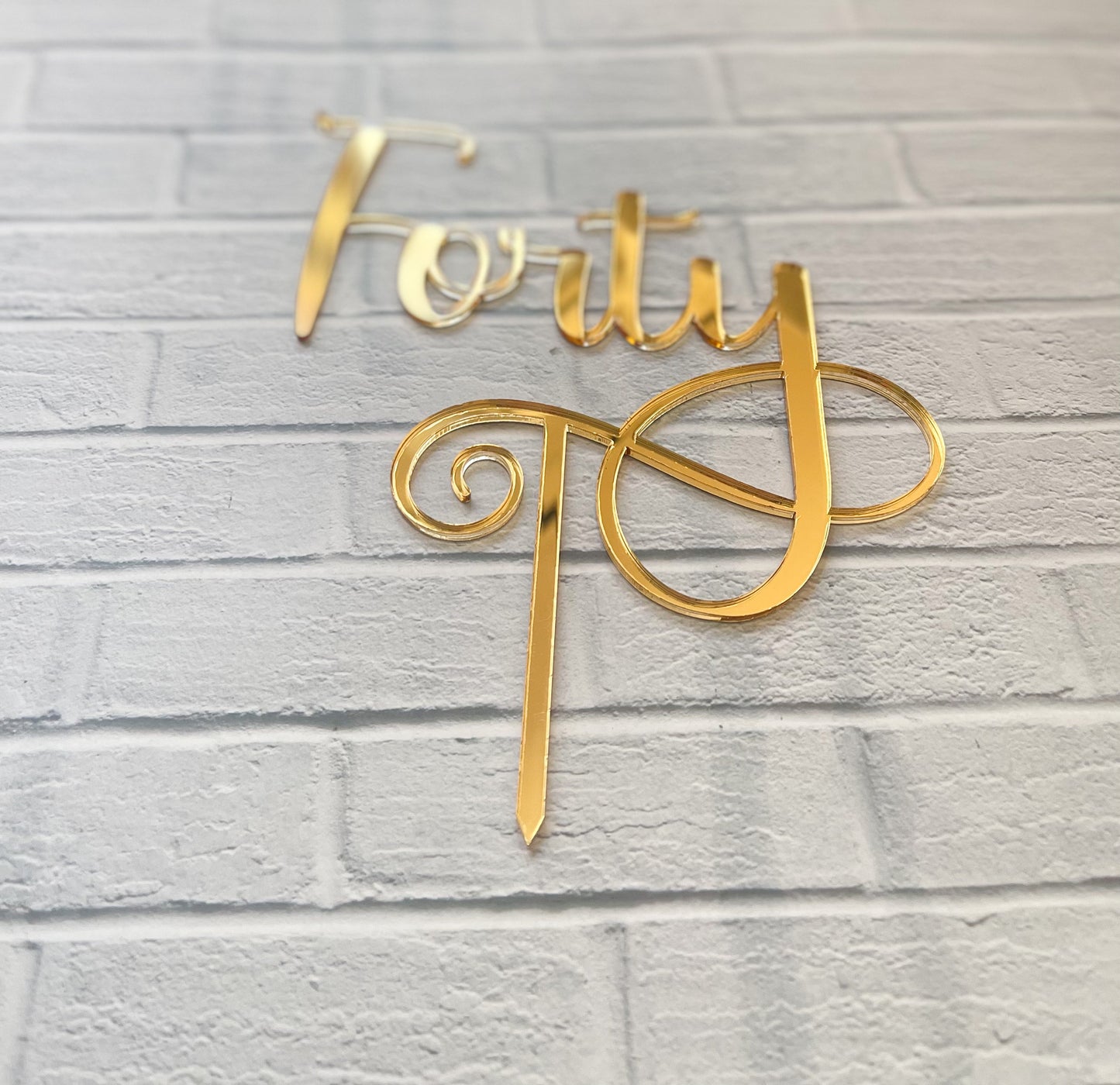 Age Cake topper • Forty cake topper • Thirty • Fifty cake topper • sixty cake topper