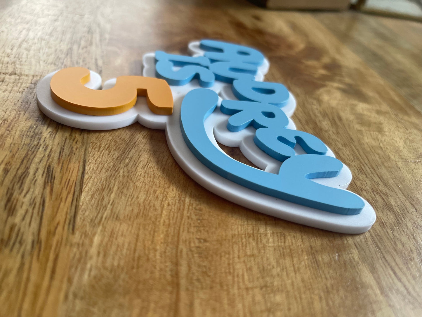 Bluey Cake Topper | Bluey Birthday party | Bluey personalized cake charm