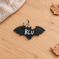 Personalized Bat Pet Tag, 3D Printed Dog Name Tag, Fall Dog Collar Accessory, Halloween Pet ID Tag