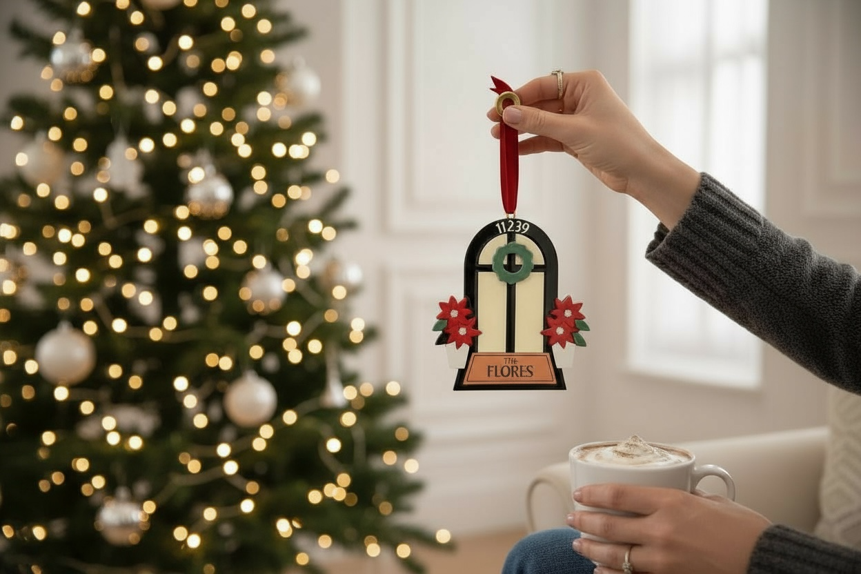 Family Christmas Ornament, Personalized Ornament, 2025 Christmas Ornament