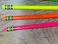 Personalized Neon #2 pencils, Ticonderoga engraved pencils, Pencils with name