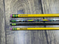 Personalized #2 pencils, Noir pencils, Ticonderoga engraved pencils, Pencils with name, Engraved pencils, Back to school supplies, Stocking