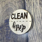 Dishwasher magnet - Clean Dirty magnet - Kitchen magnet - Engraved dishwasher magnet