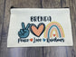 Personalized Pencil Pouch, Rainbow pencil pouch, Pencil Pouch, Make up bag, Canvas bag, Pencil Case