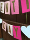 Galentines Day Banner, Ombré Banner, Girls before bros, Valentine’s Day party, Galentines day party