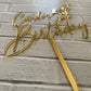 Happy birthday and age cake topper • Personalized Cake Topper • Acrylic cake topper