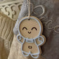 Gingerbread tags | Personalized stockings | Stocking tags | Name tags | Wood name tags | Personalized Ornament
