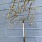 Happy birthday cake topper • Personalized Cake Topper • Acrylic cake topper