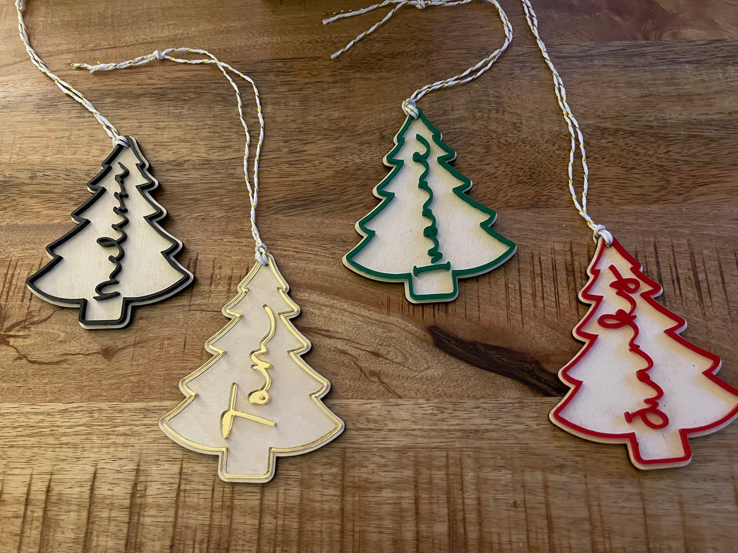 Christmas Tree tags | Personalized stockings | Stocking tags | Name tags | Wood name tags | Personalized Ornament