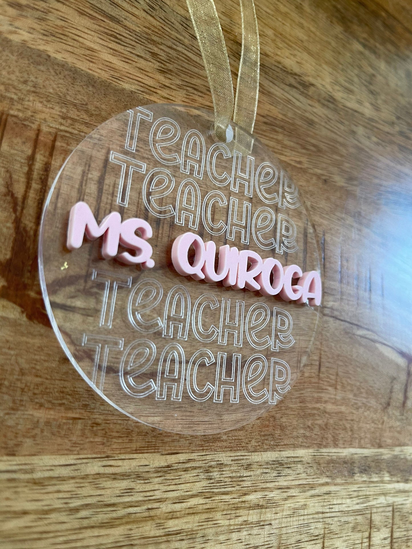 Teacher Thank You gift • teacher appreciation • Teacher Christmas Gift • Teacher Ornament