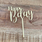 Happy birthday cake topper • Acrylic cake topper