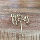 Happy birthday cake topper • Acrylic cake topper