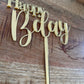 Happy birthday cake topper • Acrylic cake topper